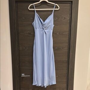 Light Blue Spaghetti Strap Dress
